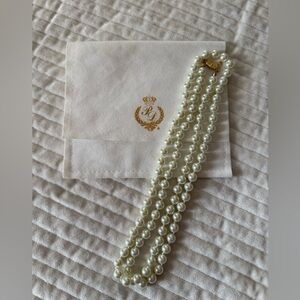 Premier Designs Jewelry 36” Faux Pearl Strand Necklace